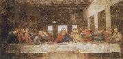 Leonardo  Da Vinci The Last Supper oil painting artist